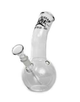 Бонг  Amsterdam Glass Bong 18cm - Бонги - Бонги стеклянные - Изогнутые бонги - Магазин бонгов бонгшоп.рф