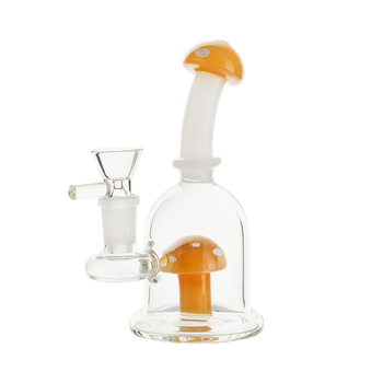 Бонг Mushroom Bubbler 1xShower Percolator - Бонги - Бонги стеклянные - Изогнутые бонги - Магазин бонгов бонгшоп.рф