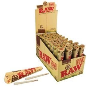 Конусы RAW Organic Hemp CONE 1&amp;1/4 (6шт) - Бренд RAW - Магазин бонгов бонгшоп.рф