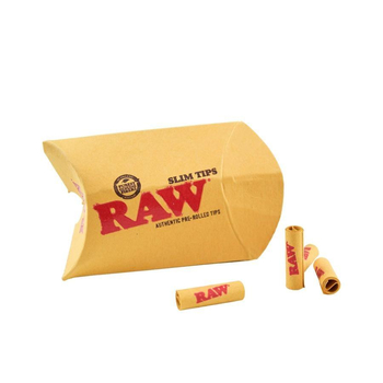 Фильтры Raw Slim Pre-Rolled Tips - Бренд RAW - Магазин бонгов бонгшоп.рф